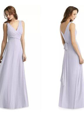 NEW Thread Womens 10 Bridesmaid Style Layla in Silver Dove Sleeveless Maxi Dress